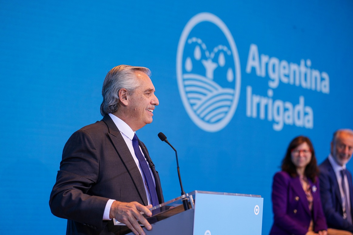(((video))) El Gobierno presentó el Plan Integral Argentina Irrigada que beneficia a más de 50 mil productores