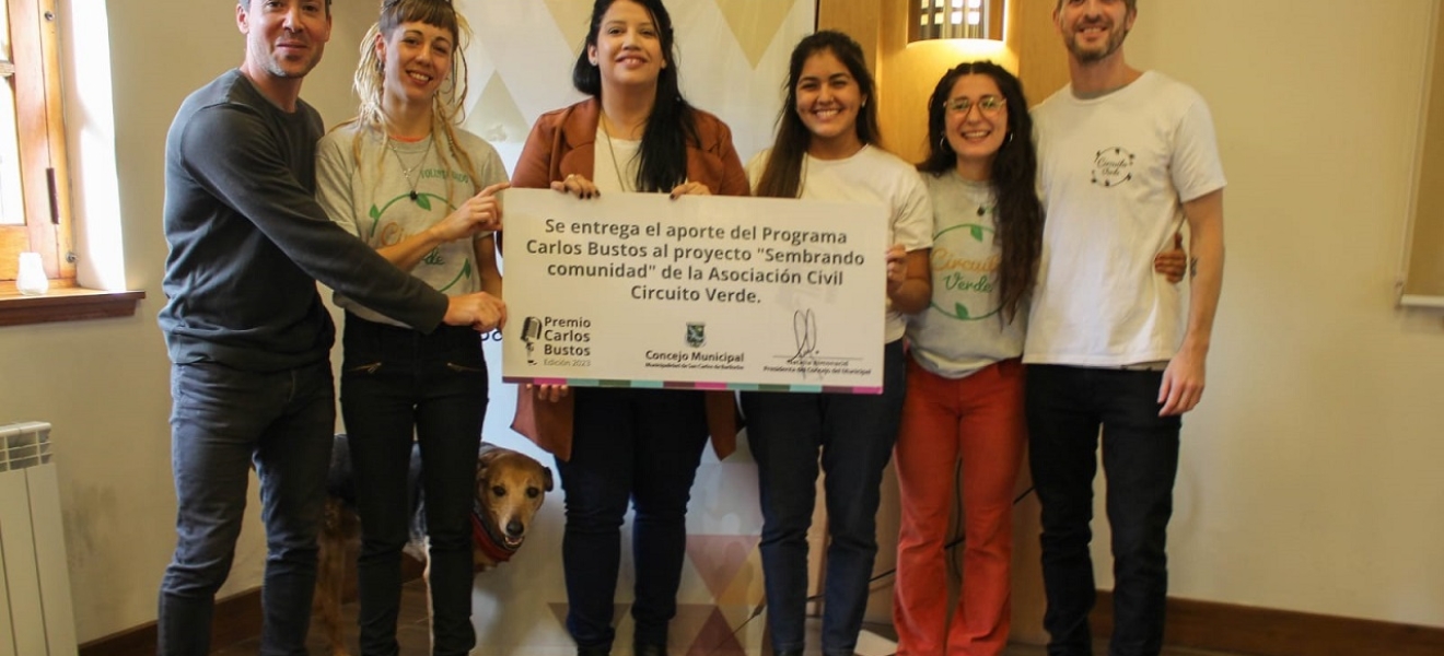 El Concejo de Bariloche entregó el Premio Carlos Bustos a la asociación Circuito Verde