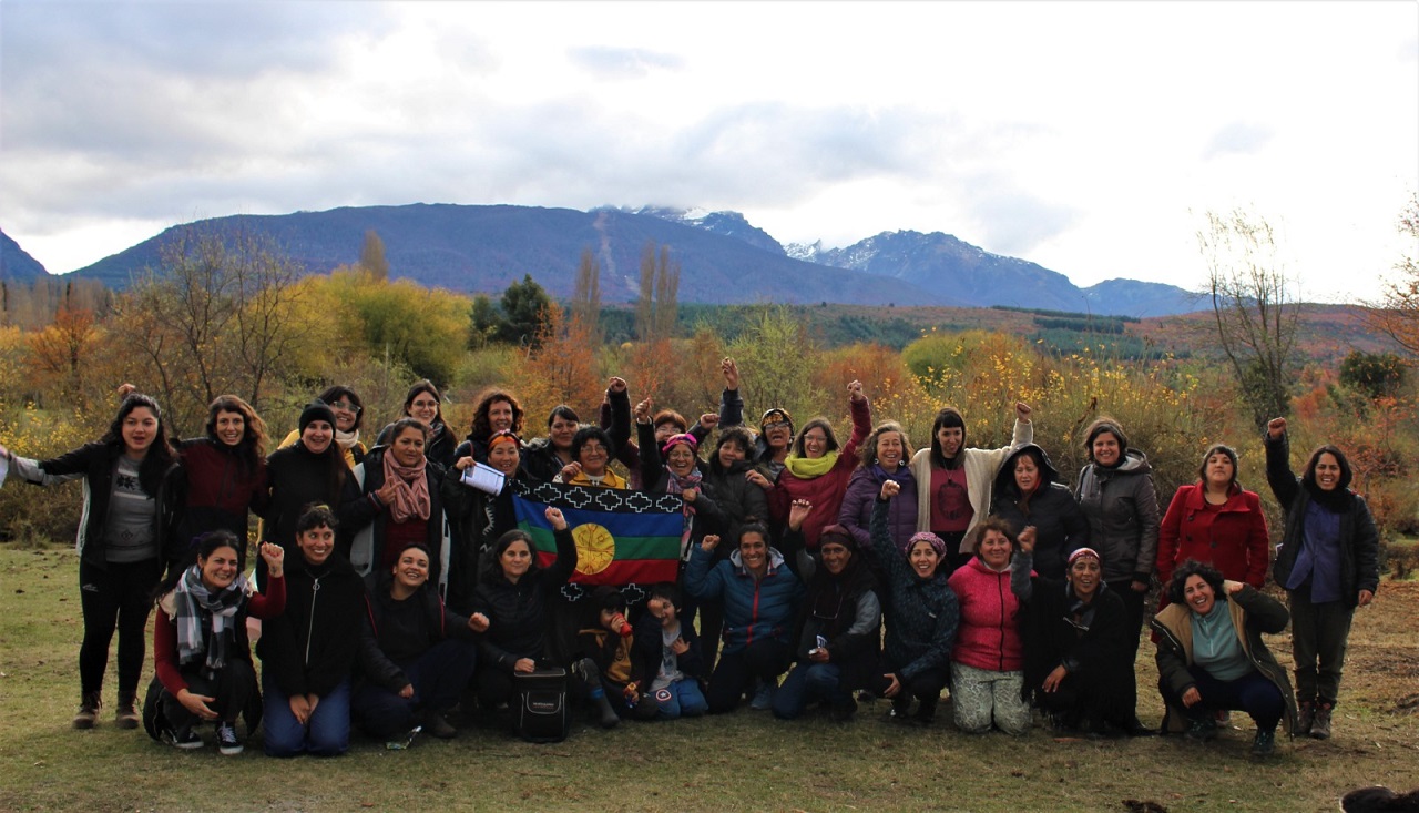 Mujeres Mapuche de la Comarca recibieron en su territorio a la Comisión Organizadora del 36 Encuentro