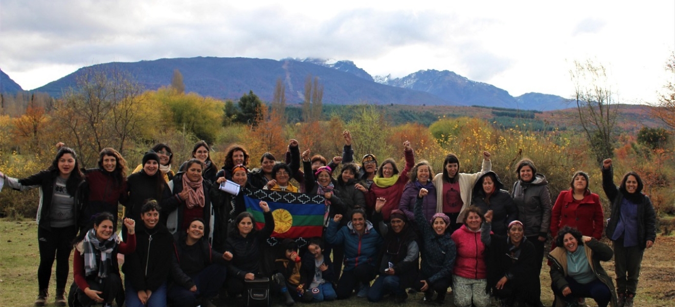 Mujeres Mapuche de la Comarca recibieron en su territorio a la Comisión Organizadora del 36 Encuentro