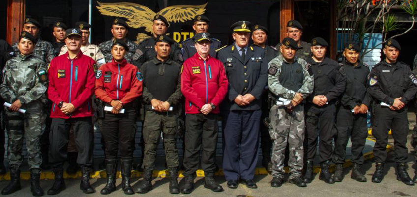 Motoristas de la Policía de Río Negro se capacitaron con la Policía de la Ciudad de Buenos Aires