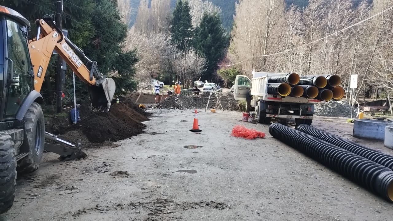 Bariloche: obra complementaria de pluvial en el Puente Centenario de Villa Los Coihues