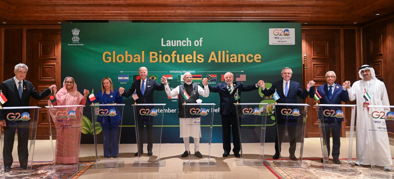 El presidente participó del lanzamiento de la Alianza Global de Biocombustibles