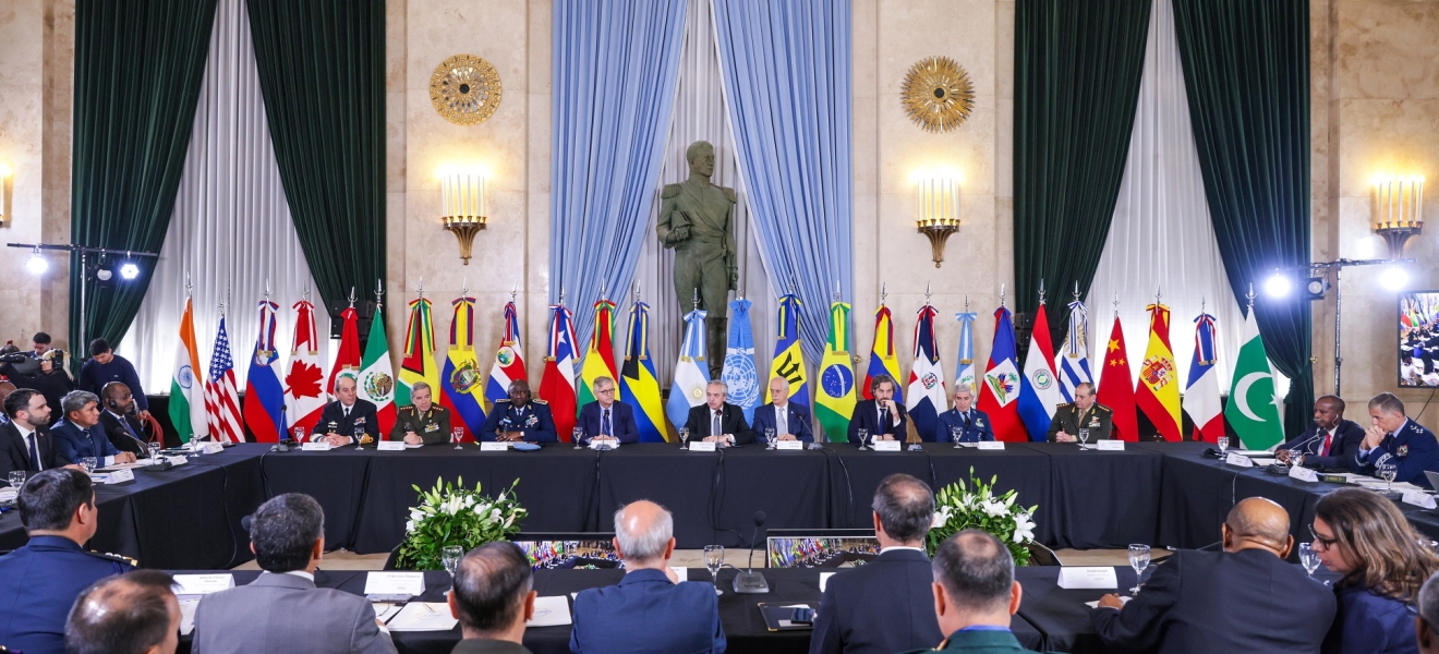 (((video))) Argentina inauguró la lI Conferencia sobre Operaciones de Paz de la ONU