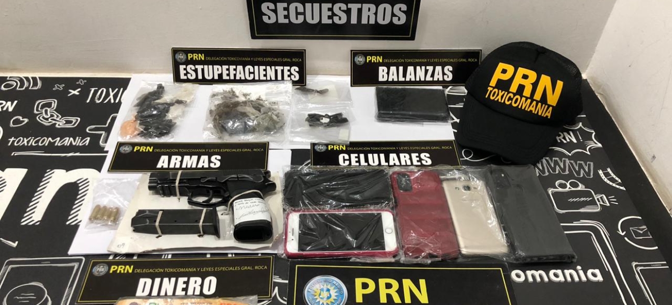 La Policía desarticuló otro punto de venta de estupefacientes en Gral. Roca
