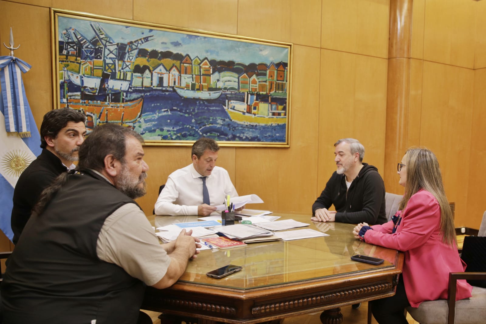 Massa y ATE Nacional acordaron avanzar en un Consejo del Salario Municipal