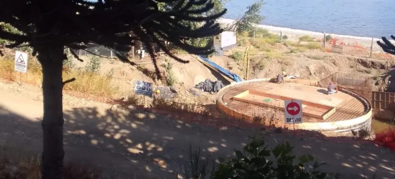 Bariloche: próxima a finalizar la obra de refuerzo de agua para zona este