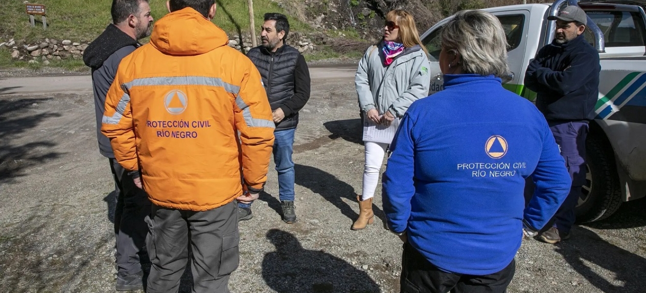 (((video))) Zona Andina: el Ministro Ferrari recorrió zonas afectadas por el temporal