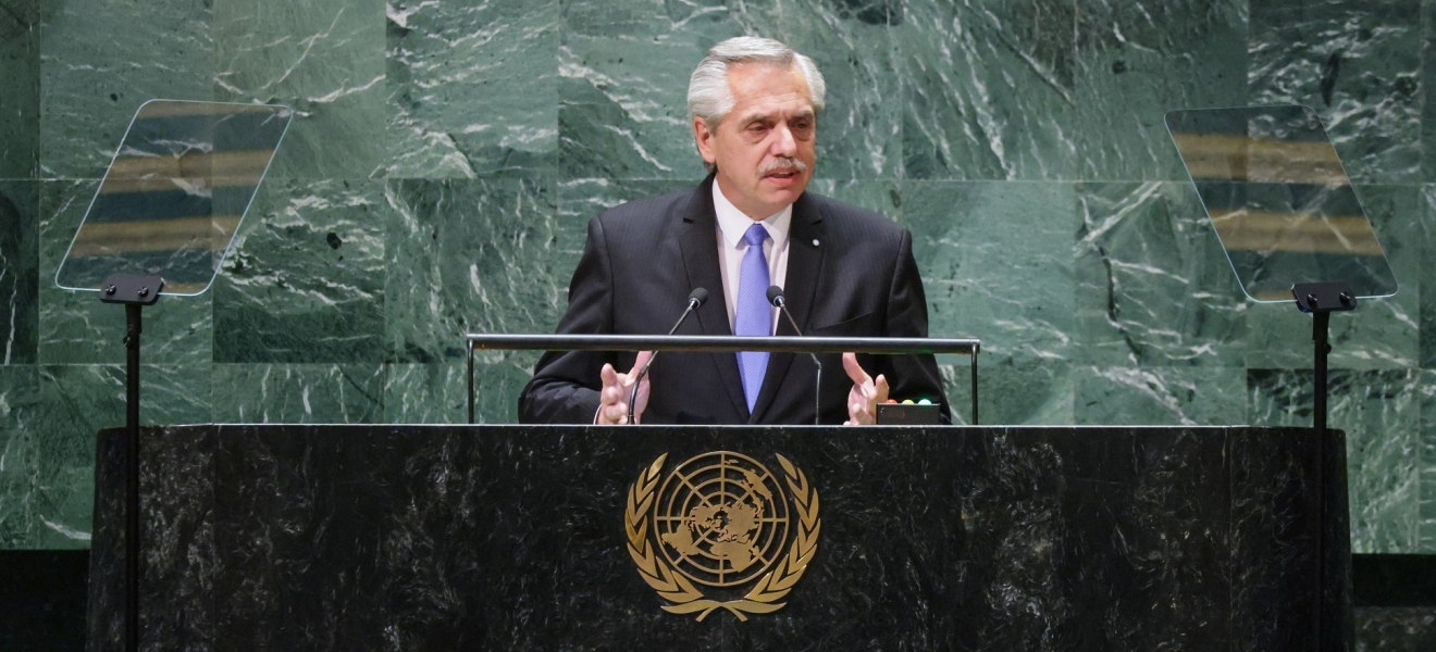 (((video))) El Presidente Fernández cuestionó al sistema financiero internacional en la ONU