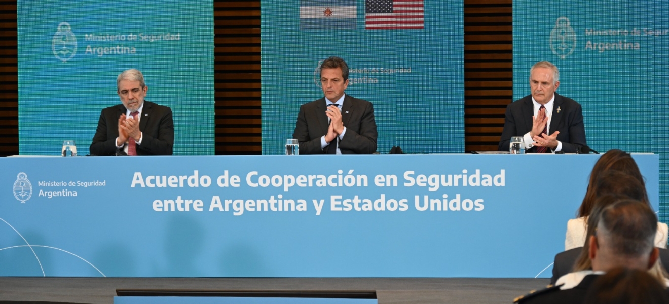(((video))) Argentina y EE.UU. firmaron un acuerdo de Cooperación en Seguridad