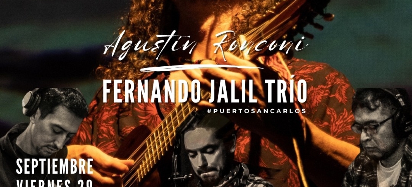 Agustín Ronconi, co-fundador de Arbolito, tocará en Bariloche junto a Fernando Jalil trio