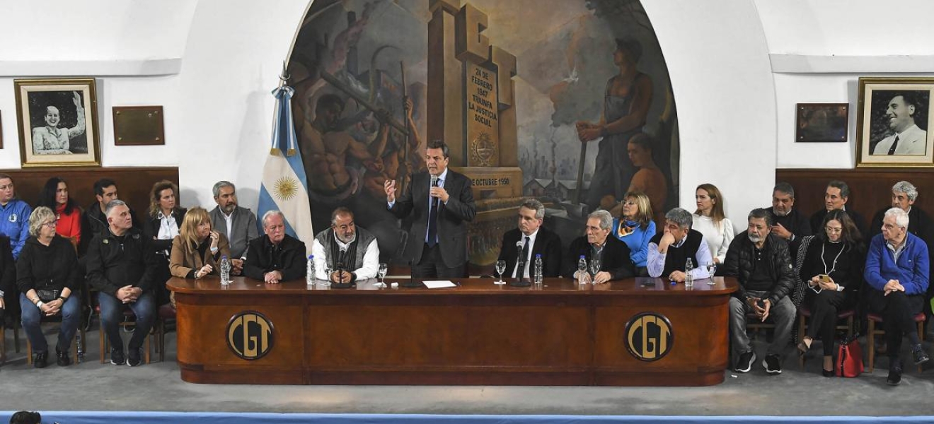 La CGT ratificó su apoyo al candidato presidencial de Unión por la Patria Sergio Massa
