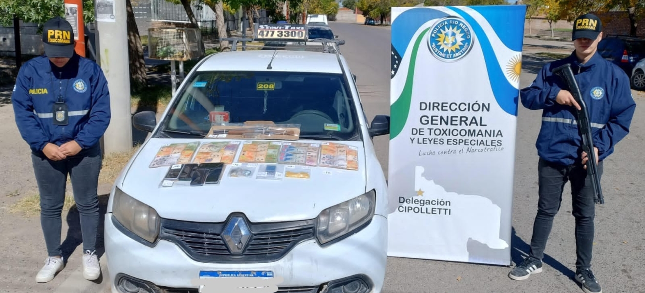 Policía desarticuló un punto de venta de droga muy activo en Cipolletti