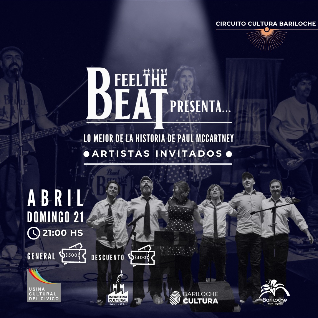 El domingo se presenta Feel The Beat en el Teatro La Usina de Bariloche