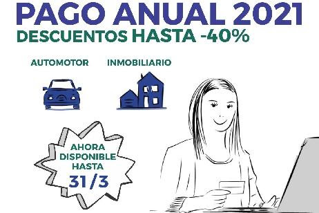 infobariloche Río Negro el pago anual automotor e inmobiliario se