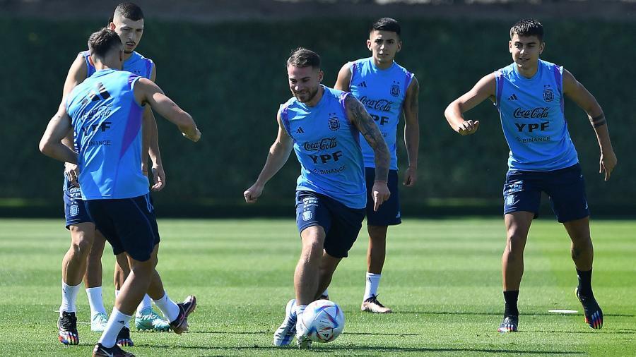 Argentina sigue con la preparación para el partido contra Polonia