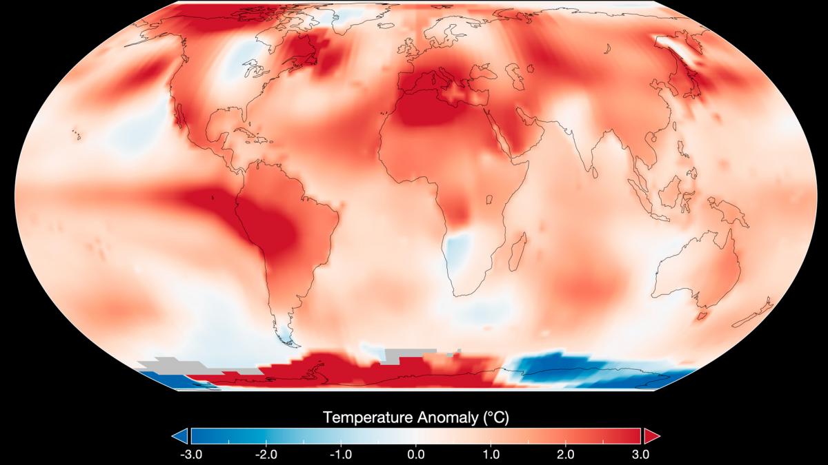 La NASA informó que este mes de julio fue el más caluroso del que se tenga registro