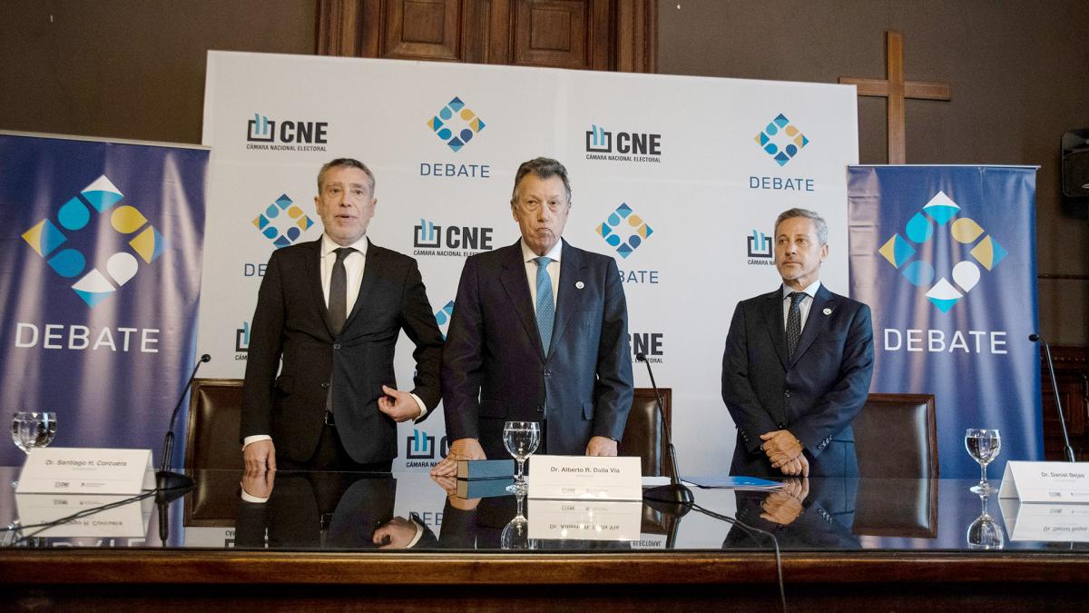 (((video))) Los debates serán el 1 y el 8 de octubre y por primera vez habrá participación ciudadana