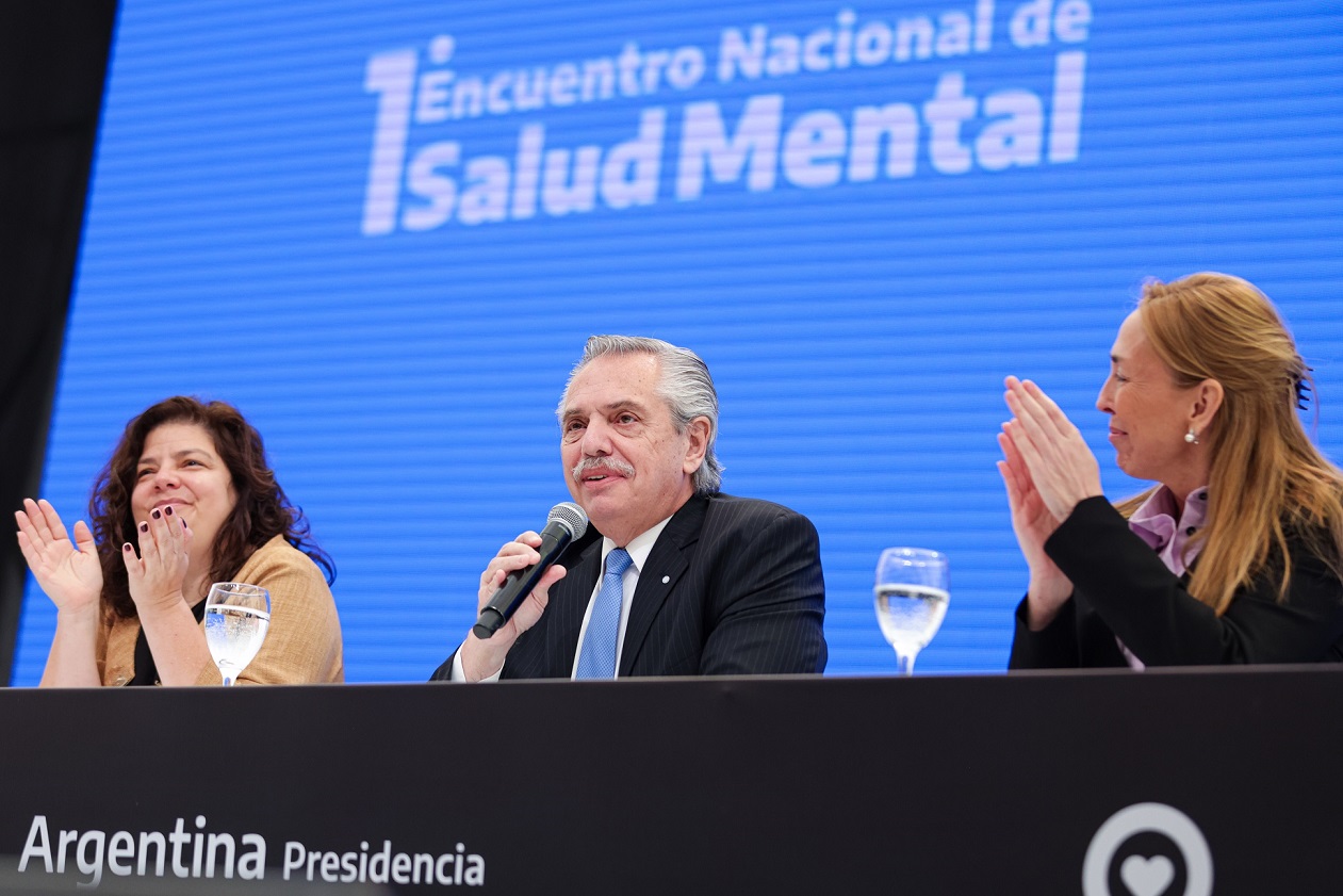 (((video))) El presidente inauguró en Tecnópolis el 1er Encuentro Nacional de Salud Mental