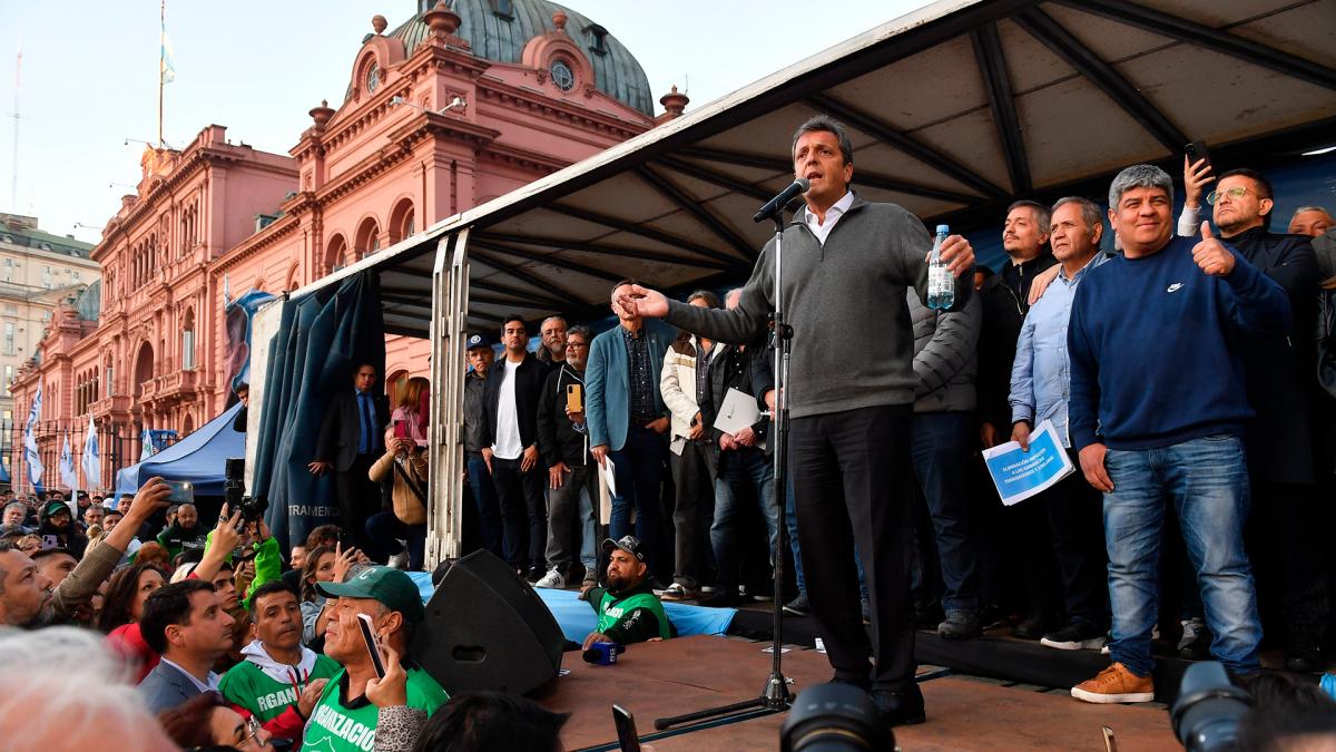 (((video))) Massa anunció que el piso de Ganancias sube hasta $1.770.000 a partir del 1 de octubre