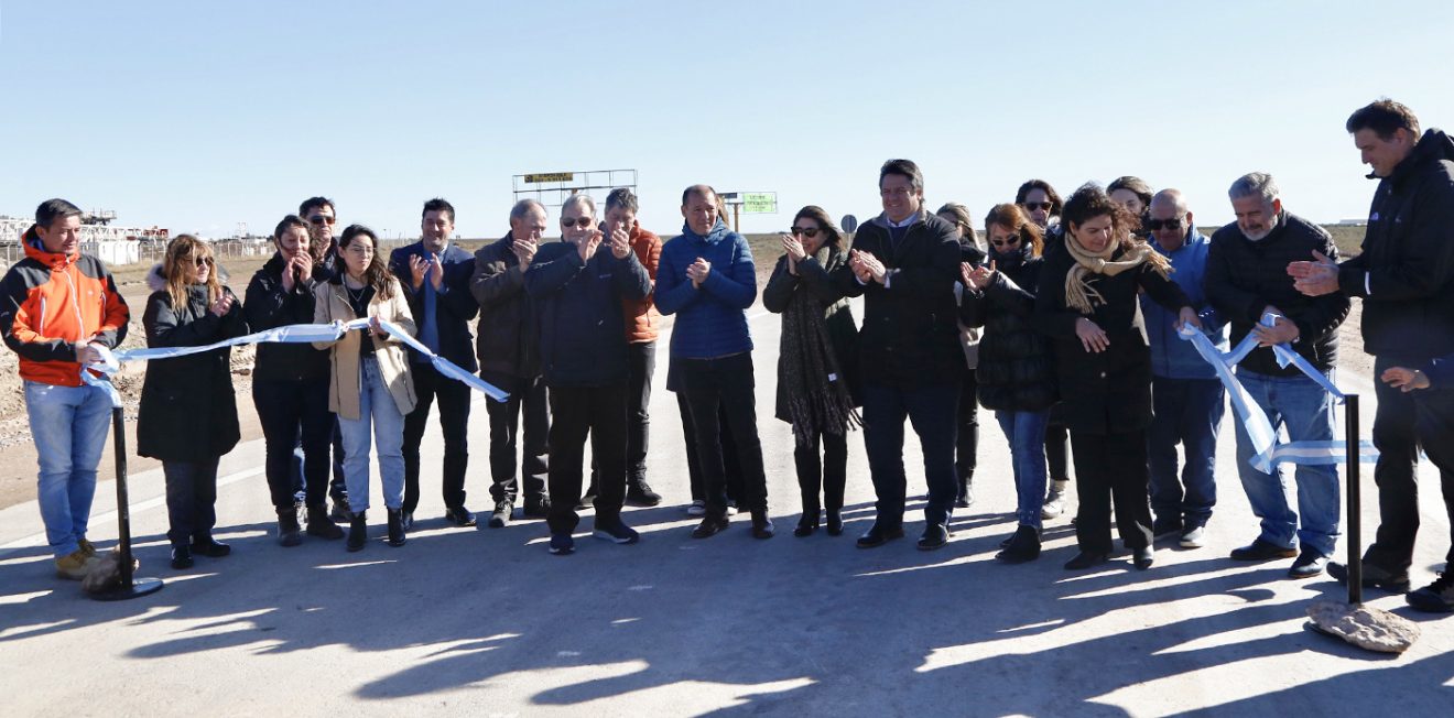 Neuquén: Inauguraron el asfalto en la ruta del petróleo