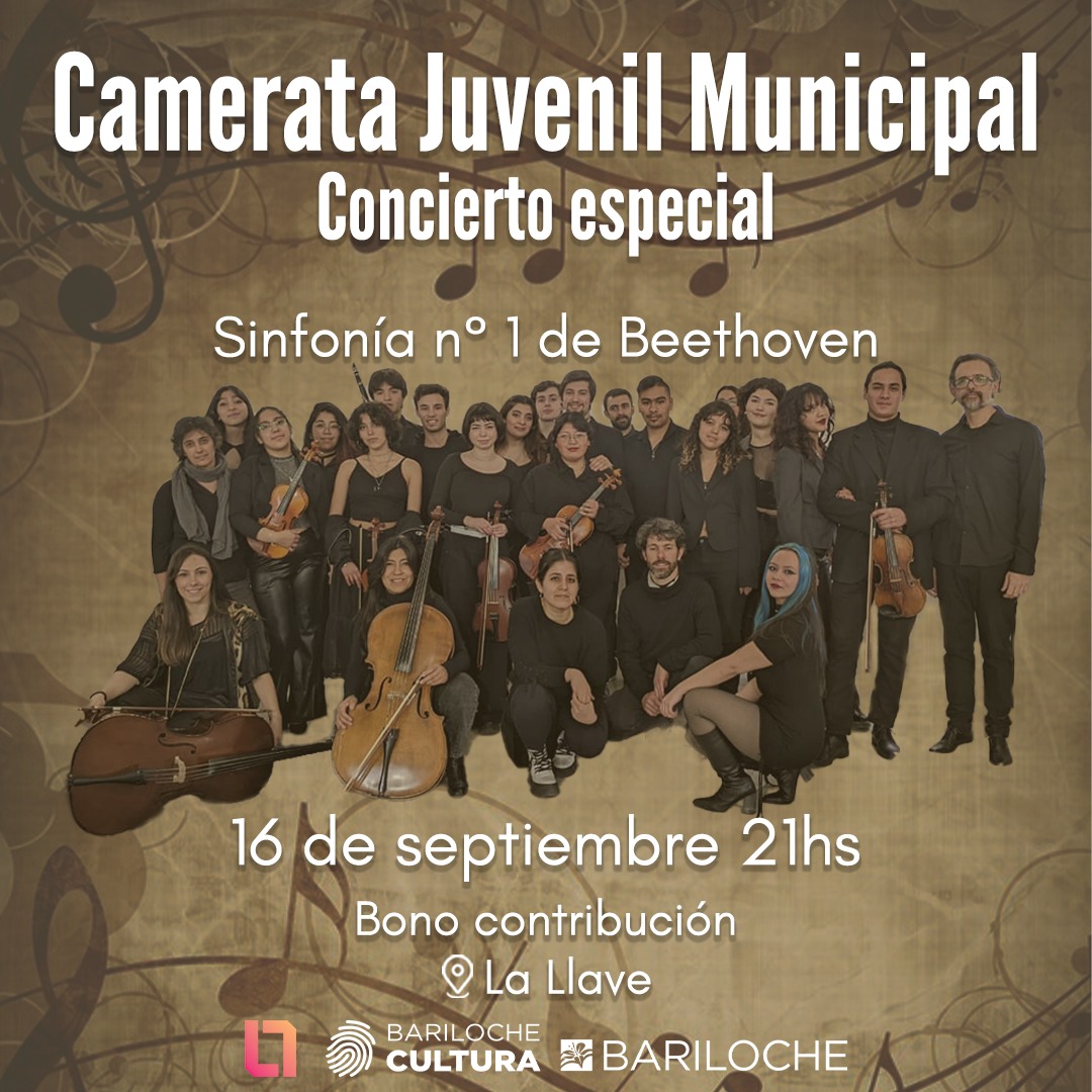 La Camerata Juvenil Municipal Bariloche presenta su nuevo repertorio