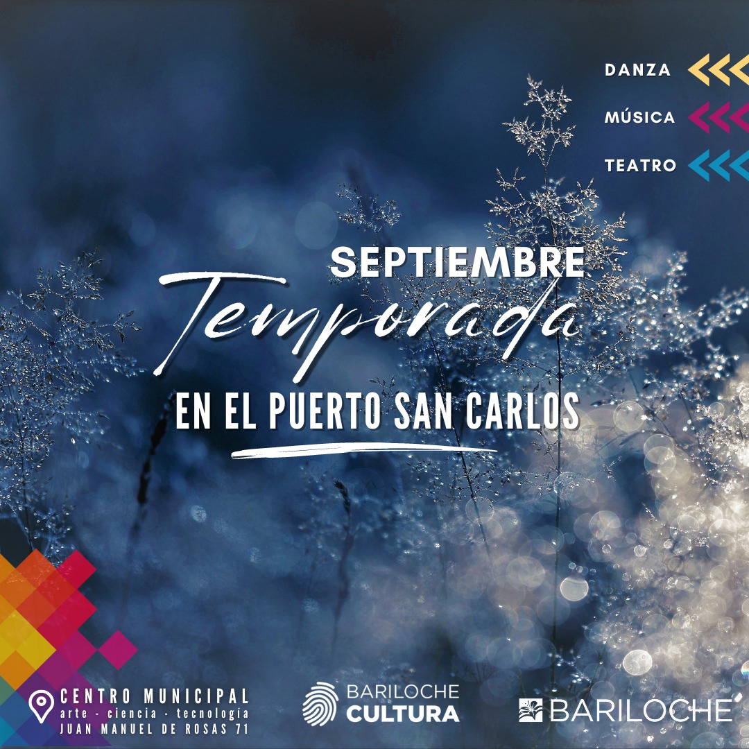 Continúa la agenda cultural del mes de septiembre en Bariloche