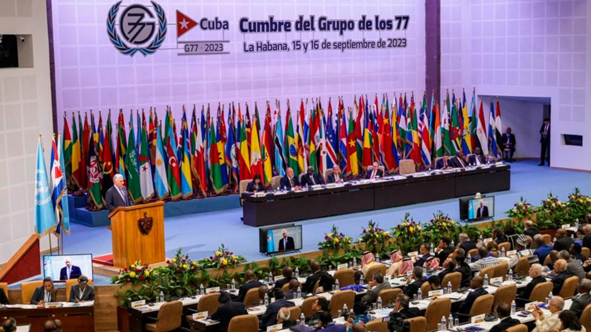 (((video))) Presidente en la Cumbre del G77+China: Hay que cambiar el sistema financiero que opera con lógicas ortodoxas