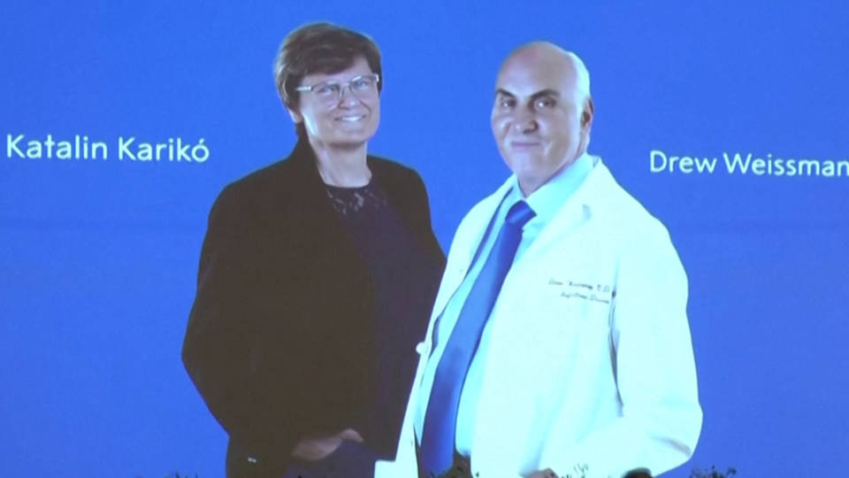 (((video))) Nobel de Medicina a descubridores del ARN mensajero que posibilitó la vacuna contra el Covid-19