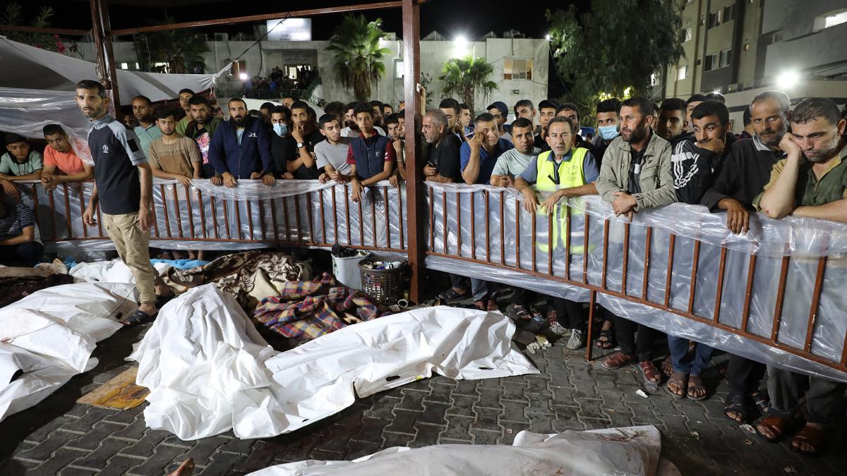Testigos narraron el bombardeo al hospital en Gaza: Nunca vi nada semejante en la vida