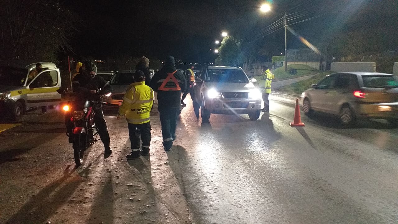 Bariloche: 11 alcoholemias positivas en los controles del fin de semana
