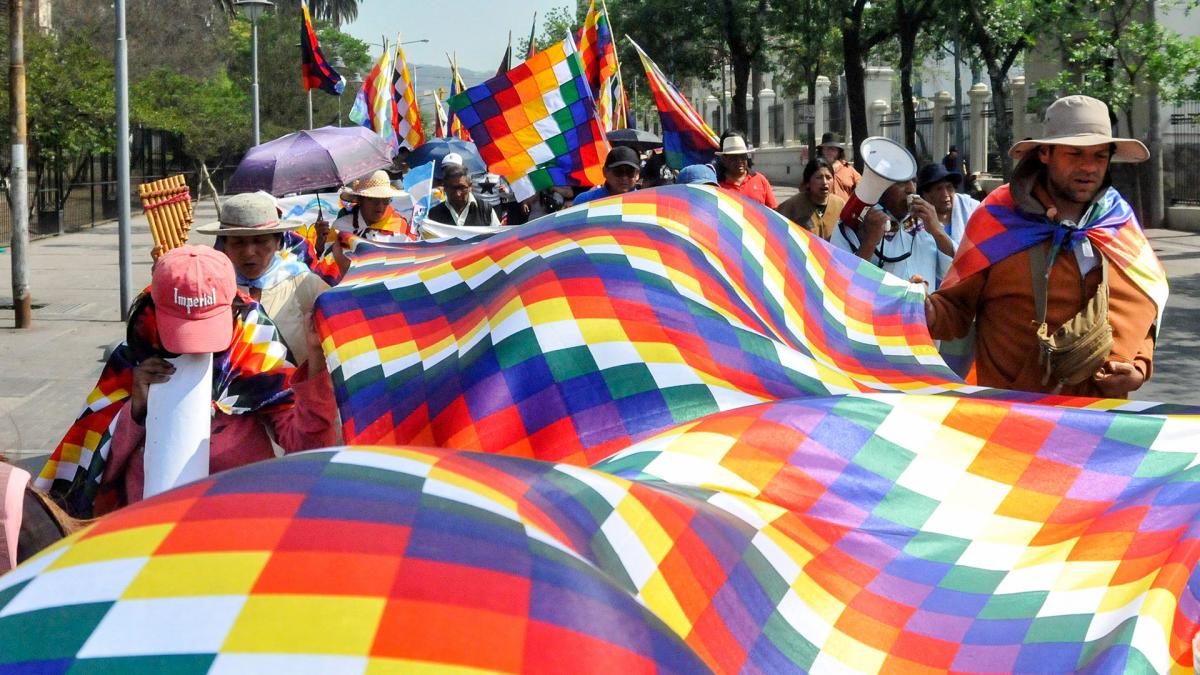 El Tercer Malón de la Paz marchó contra los proyectos de reforma constitucional