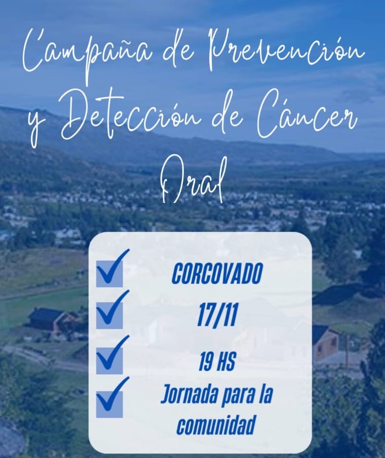 Cáncer Oral: campaña de prevención y diagnóstico en Chubut