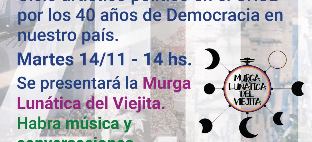 Bariloche: 2° Edición del ciclo artístico político Sentipensando en Democracia