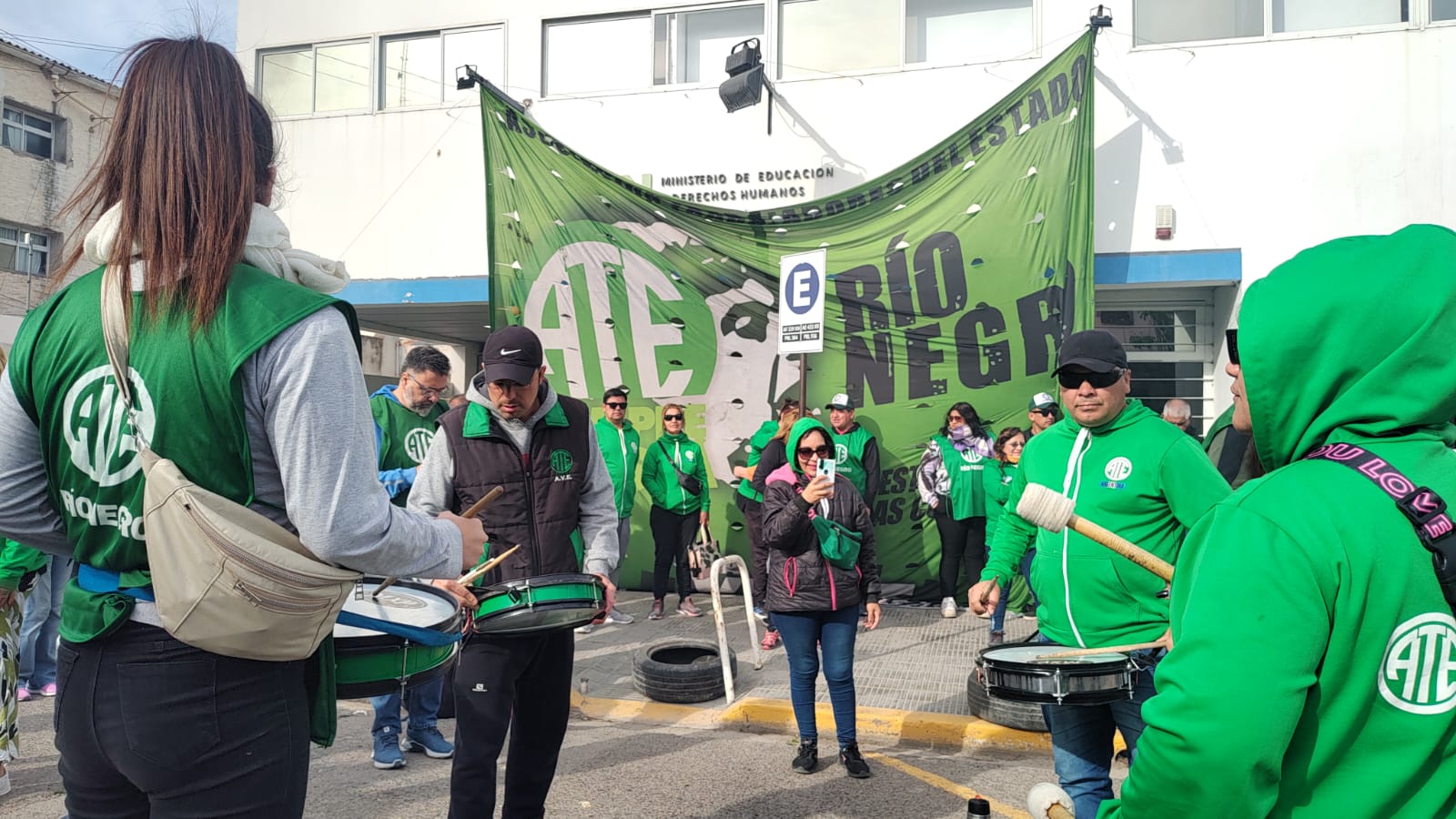 ATE Río Negro reclama en el Ministerio de Educación