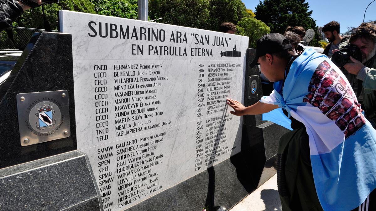 Se cumplen seis años del hundimiento del ARA San Juan en el que murieron 44 tripulantes