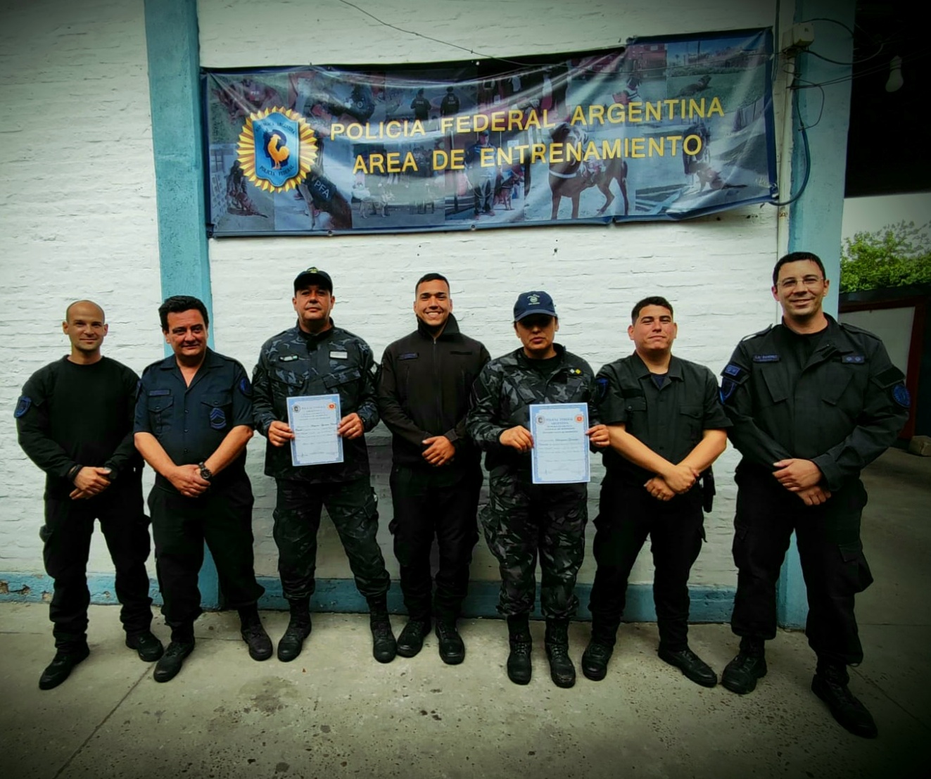 La Policía de Río Negro se capacitó con personal de Bomberos de la Policía Federal
