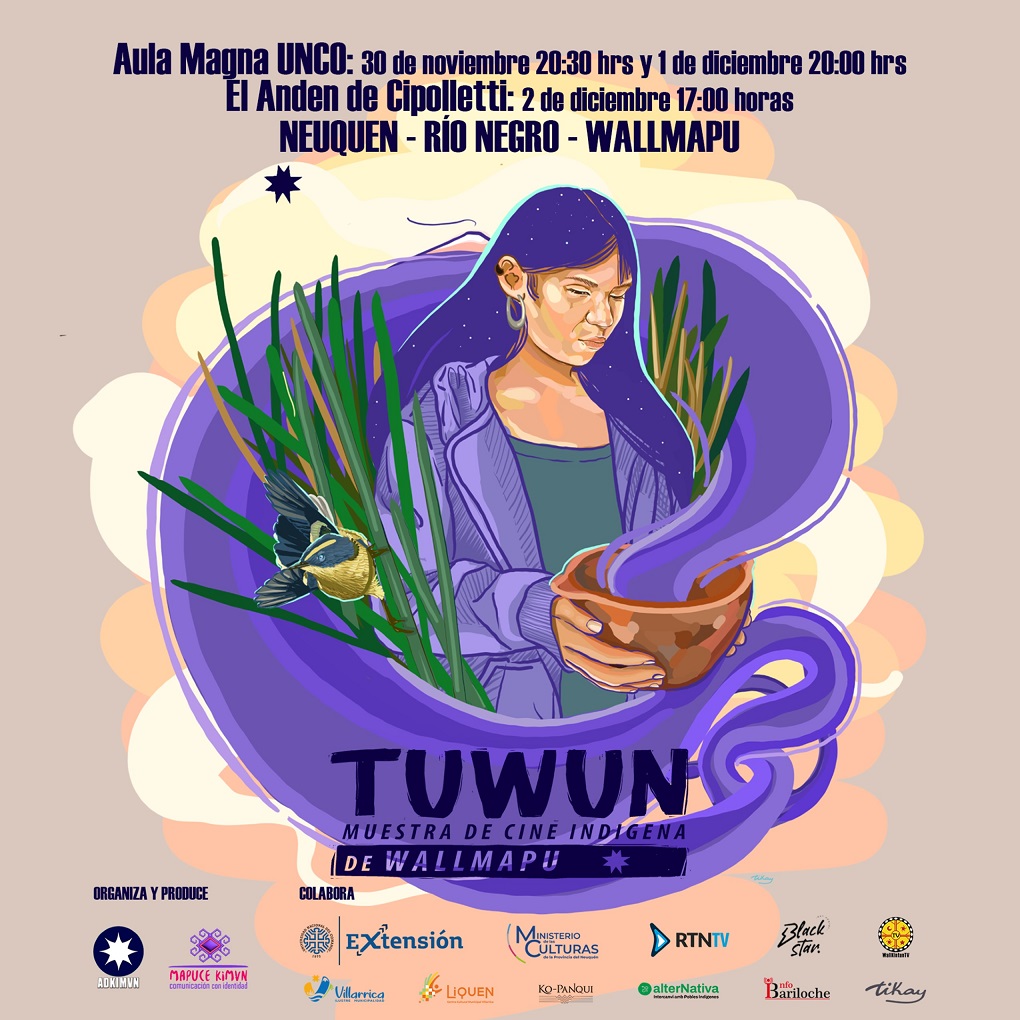 Tuwun Muestra de Cine indígena de Wallmapu llega a Newken y Cipolletti