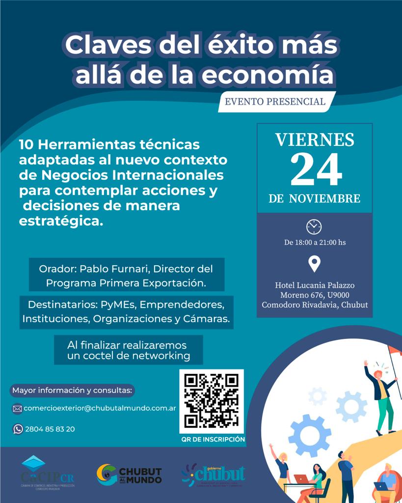 Chubut: seminario de herramientas técnicas para negocios internacionales