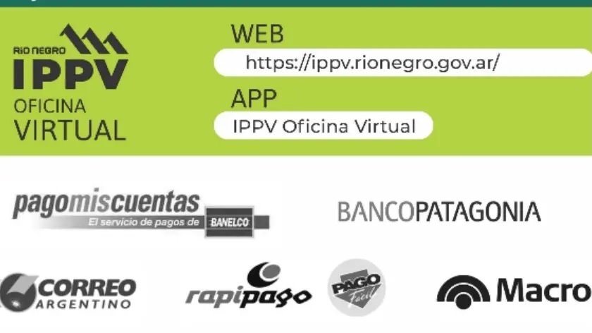 IPPV Río Negro: ya está disponible la factura digital en la oficina virtual