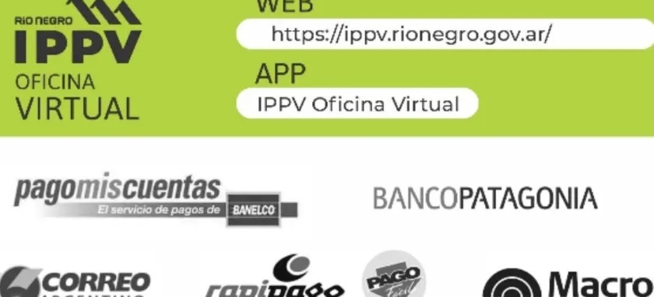 IPPV Río Negro: ya está disponible la factura digital en la oficina virtual