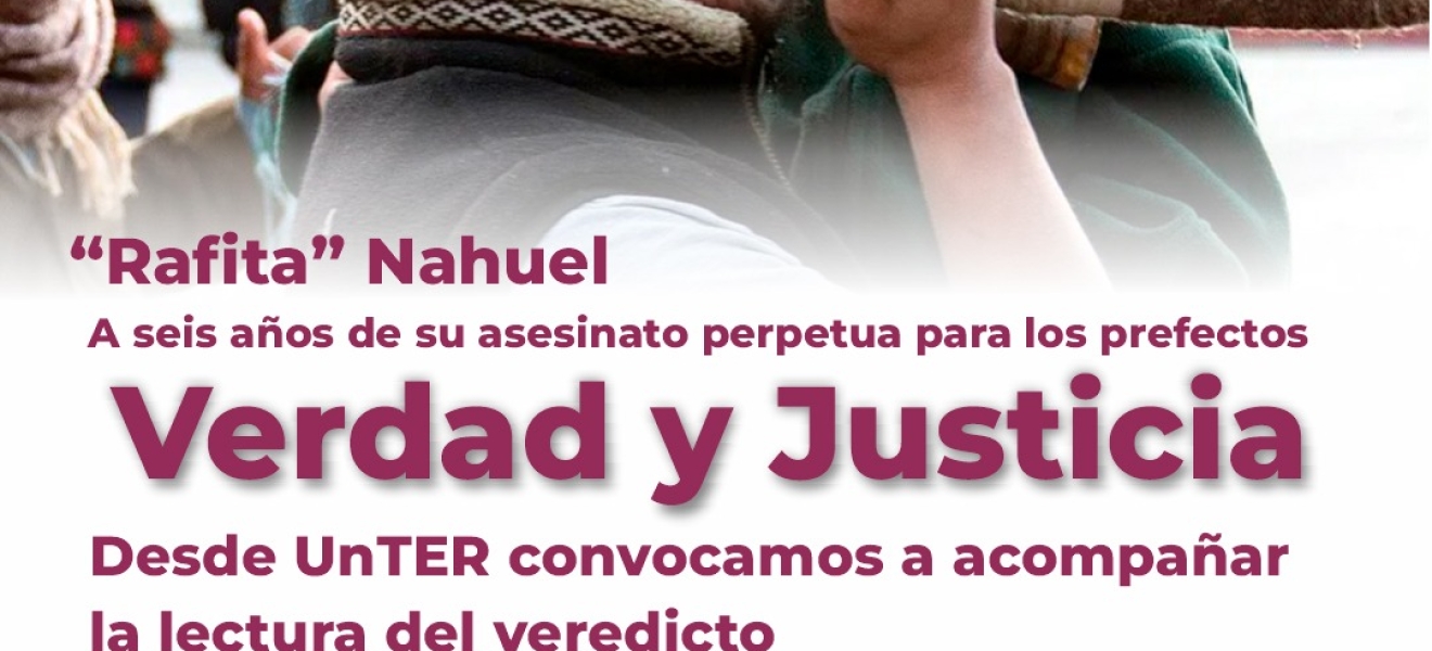 A 6 años del crimen: ¡Rafael Nahuel, presente!
