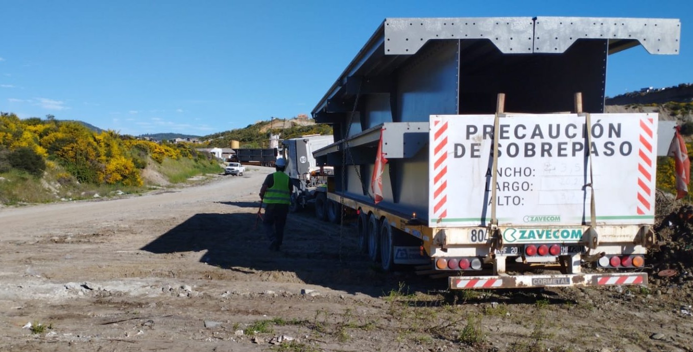 Bariloche: Avanzan los trabajos del puente sobre calle Wiederhold