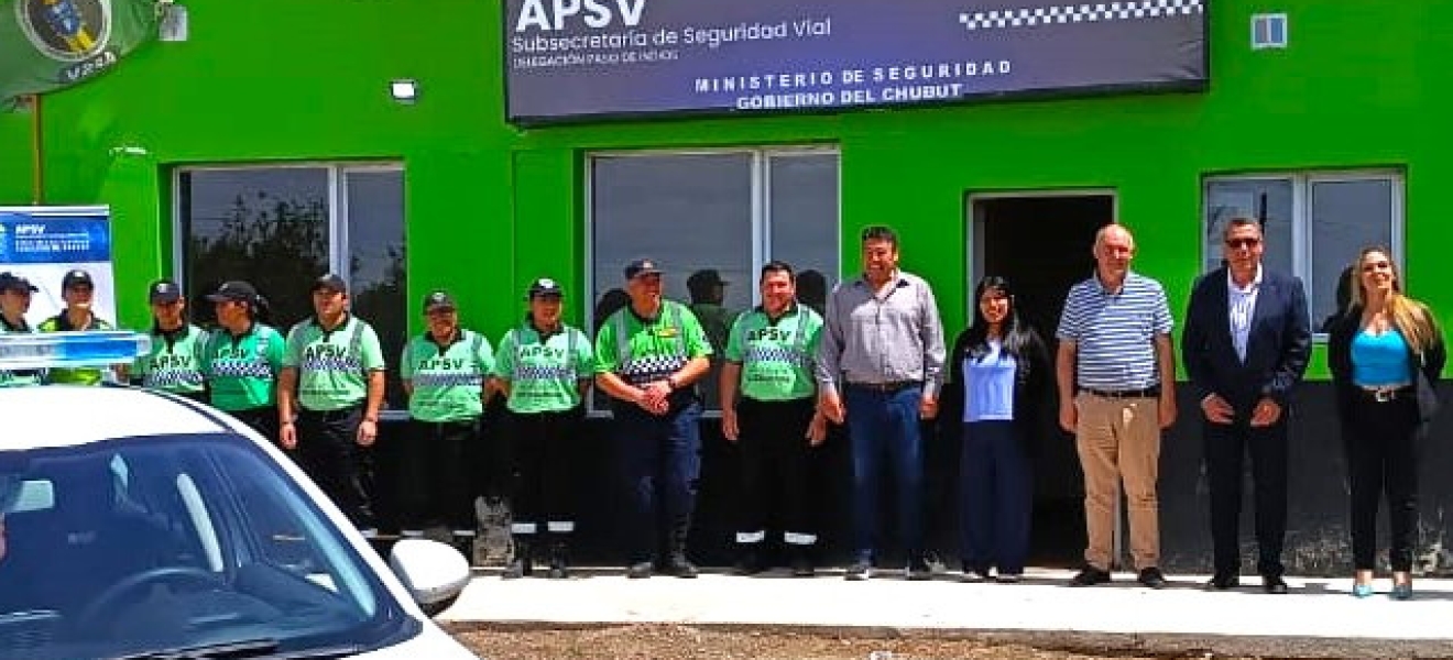 Chubut inauguró las nuevas instalaciones de la Agencia Provincial de Seguridad Vial en Paso de Indios