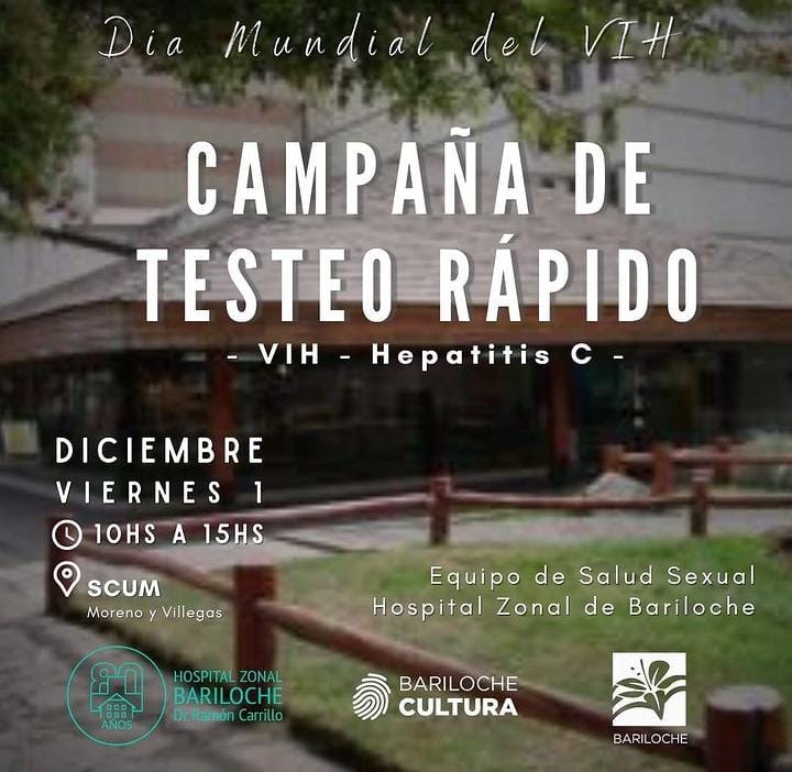 Campaña de testeo rápido en el SCUM Bariloche