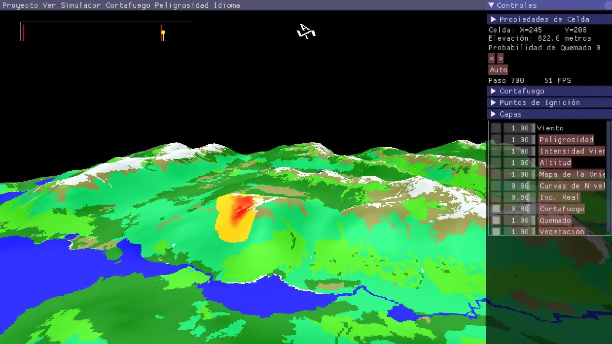 Desarrollan en Rio Negro un sistema de simulación para mitigar incendios forestales