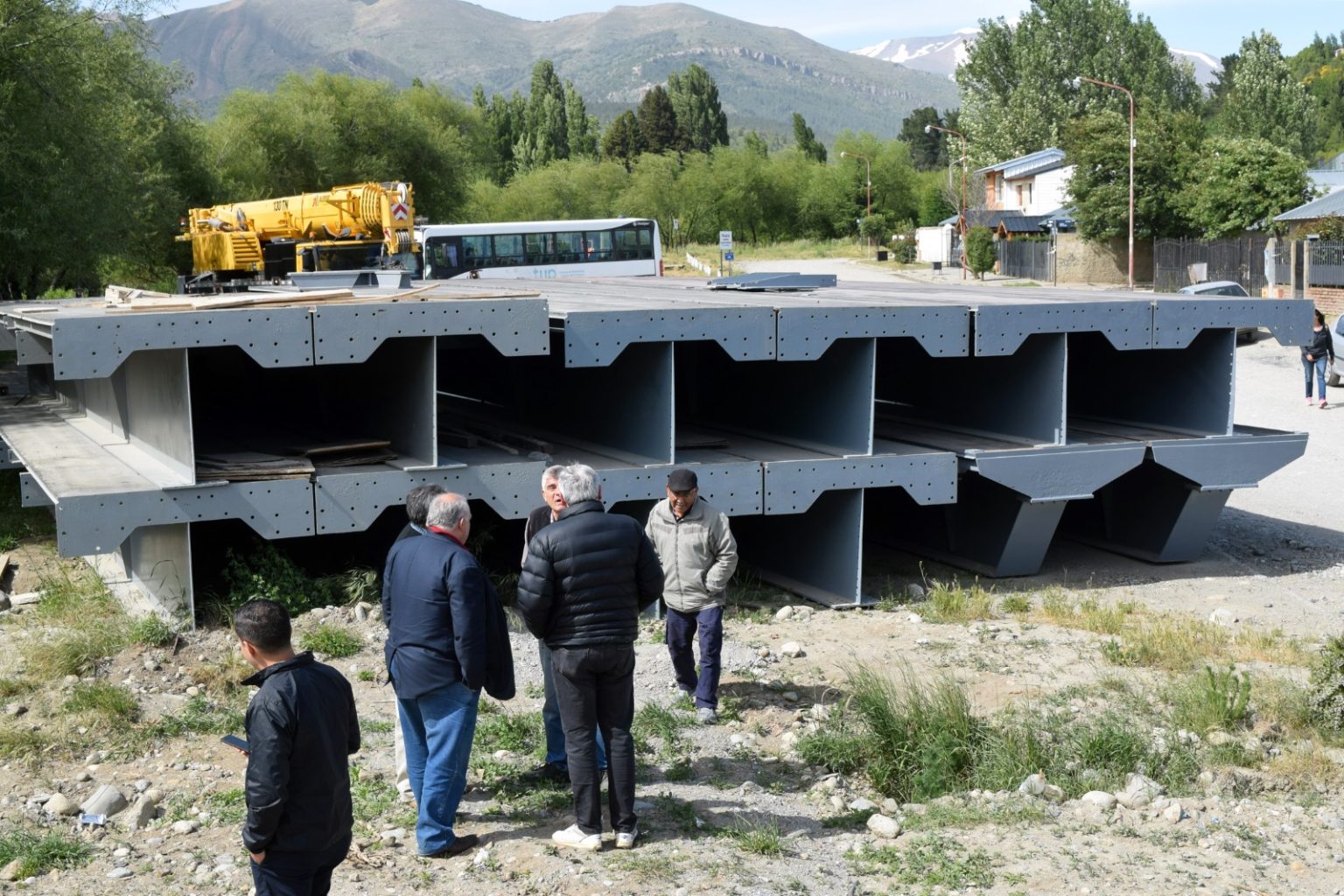 Bariloche. Continúan las obras del Puente del río Ñireco