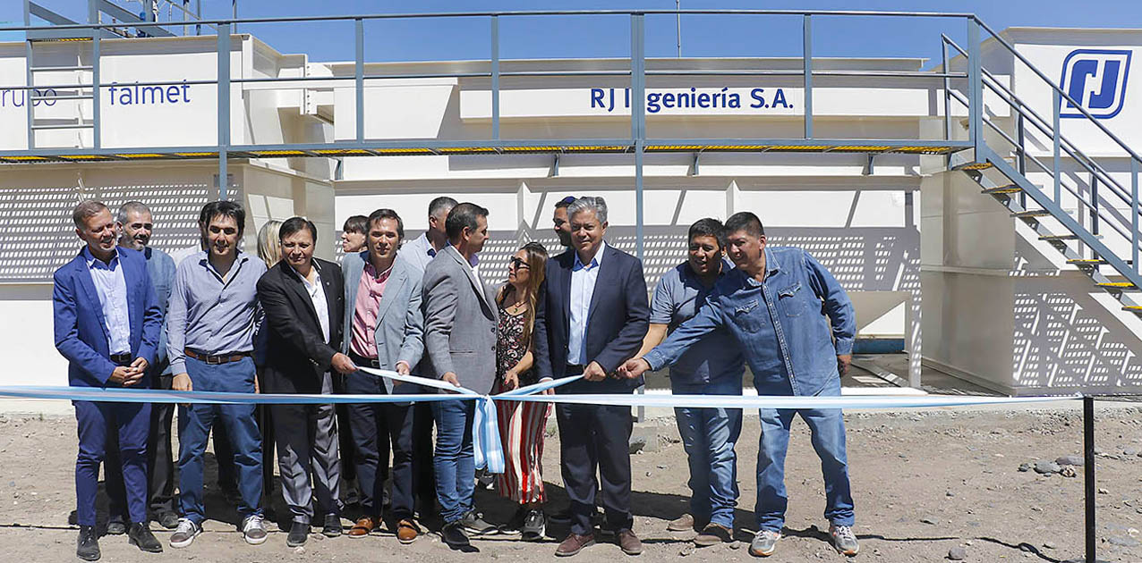 Gobernador de Neuquén inauguró el 2do módulo de abastecimiento de agua para Añelo