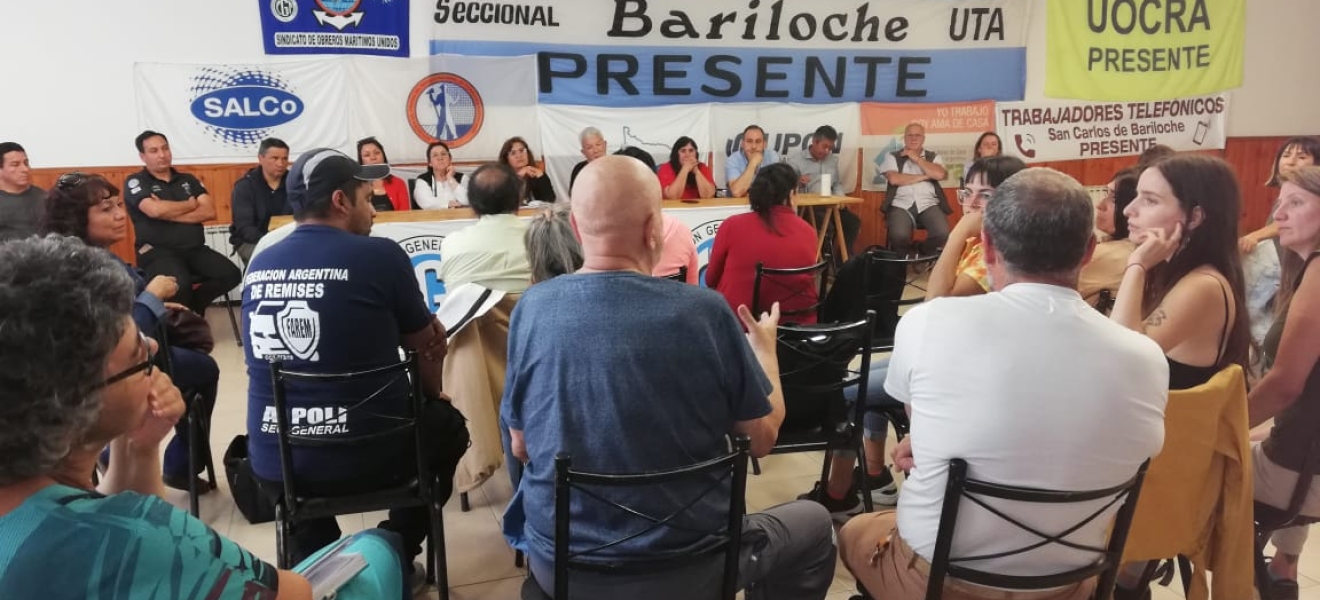 ATE se reunió en Bariloche con la CGT local y unificaron acciones para el 24