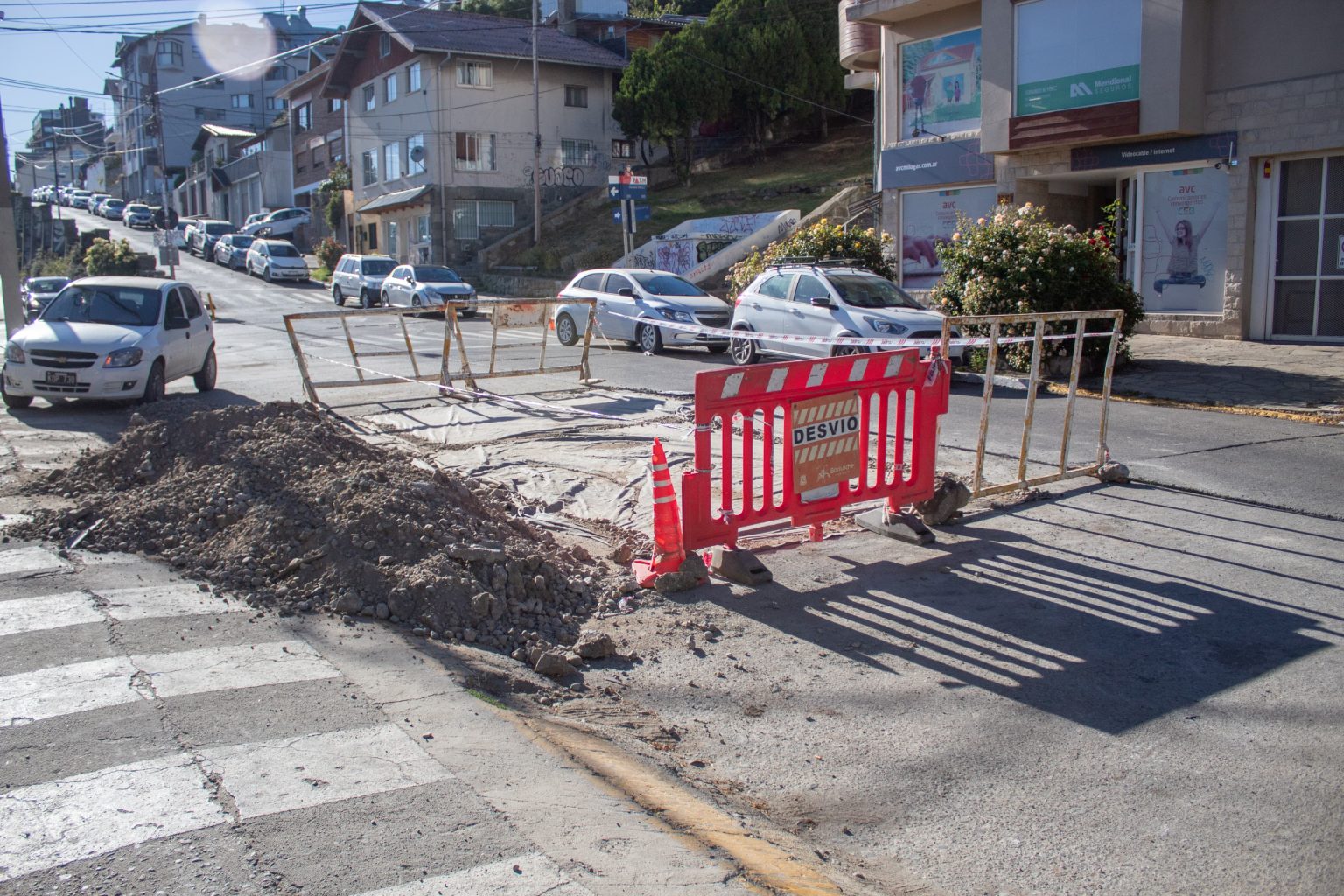 Bariloche: Arreglan tramo de calle Mitre en mal estado